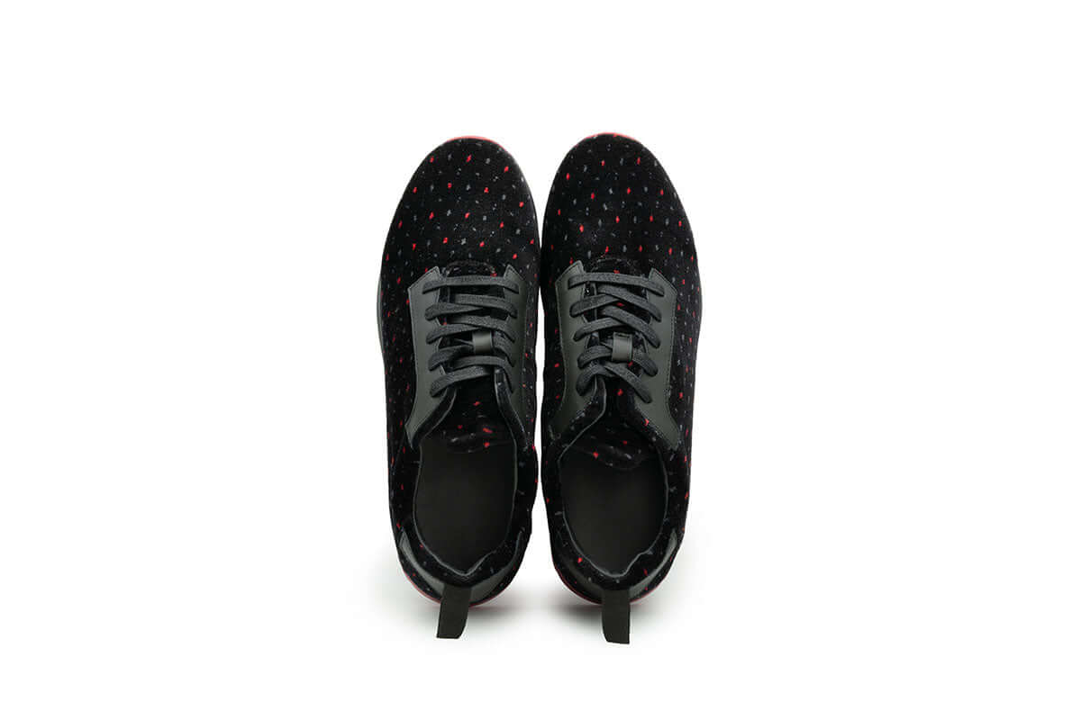 Sneakers TRAINERS TRAIN CITÉ - Upcycled, corduroy | Black