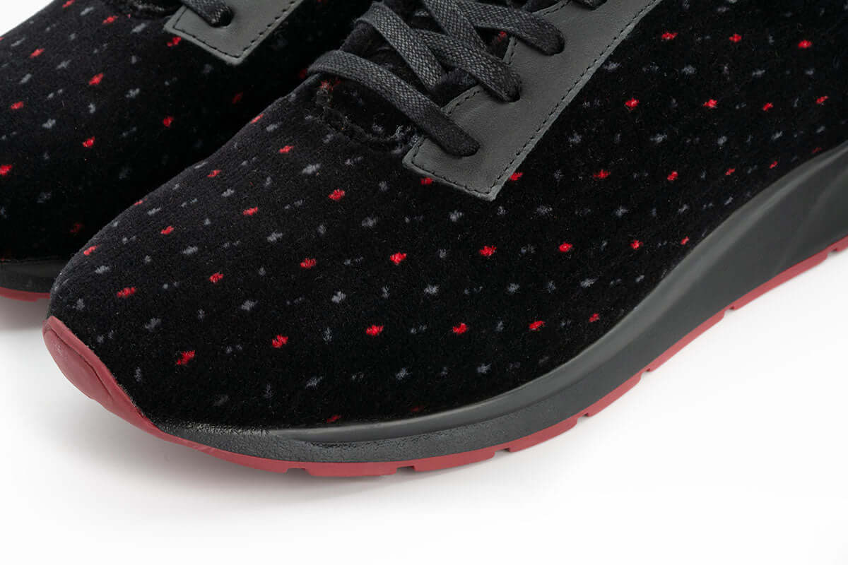 Sneakers TRAINERS TRAIN CITÉ - Upcycled, corduroy | Black
