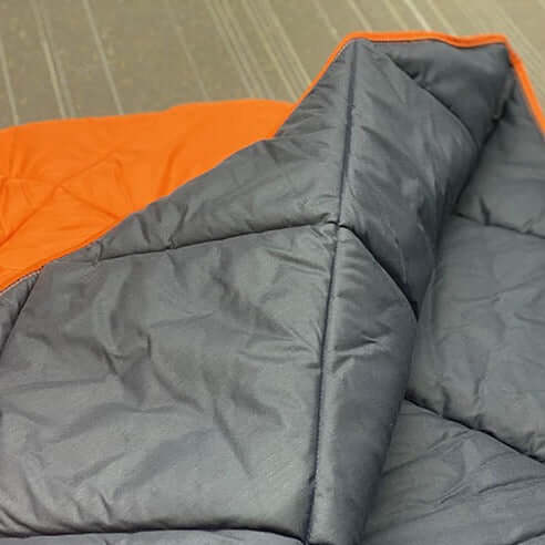 Couette lestée/pondérée Orange - Fabrication artisanale