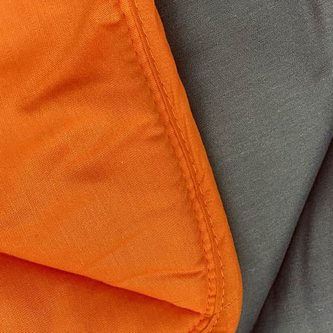 Couette lestée/pondérée Orange - Fabrication artisanale