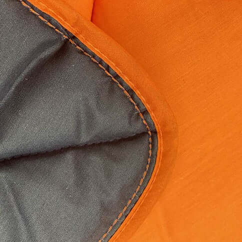 Couette lestée/pondérée Orange - Fabrication artisanale