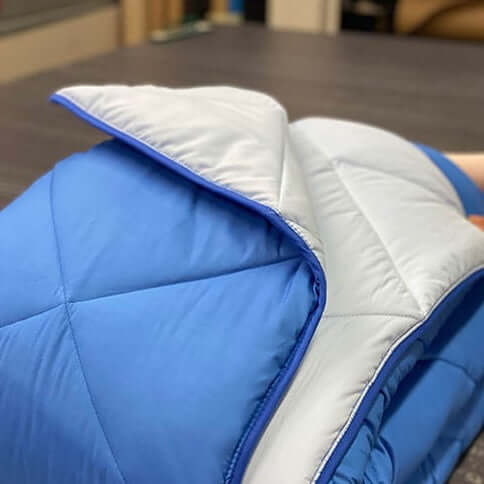 Couette lestée/pondérée | Bleu - Fabrication artisanale