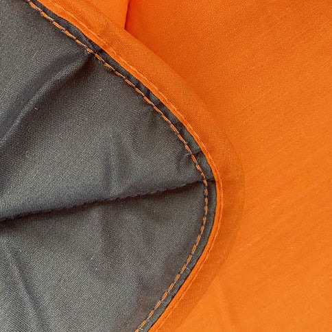 Couette lestée/pondérée   Orange - Fabrication artisanale